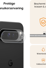 Nomfy Screenprotector Geschikt voor Google Pixel 9 Pro Camera Lens Screenprotector Glas - Screenprotector Geschikt voor Google Pixel 9 Pro Screenprotector Camera Protector Gehard Glas - 3 PACK