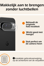 Nomfy Screenprotector Geschikt voor Google Pixel 9 Pro Camera Lens Screenprotector Glas - Screenprotector Geschikt voor Google Pixel 9 Pro Screenprotector Camera Protector Gehard Glas - 2 PACK