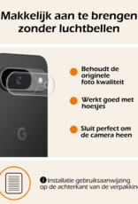Nomfy Screenprotector Geschikt voor Google Pixel 9 Camera Lens Screenprotector Glas - Screenprotector Geschikt voor Google Pixel 9 Screenprotector Camera Protector Gehard Glas - 2 PACK