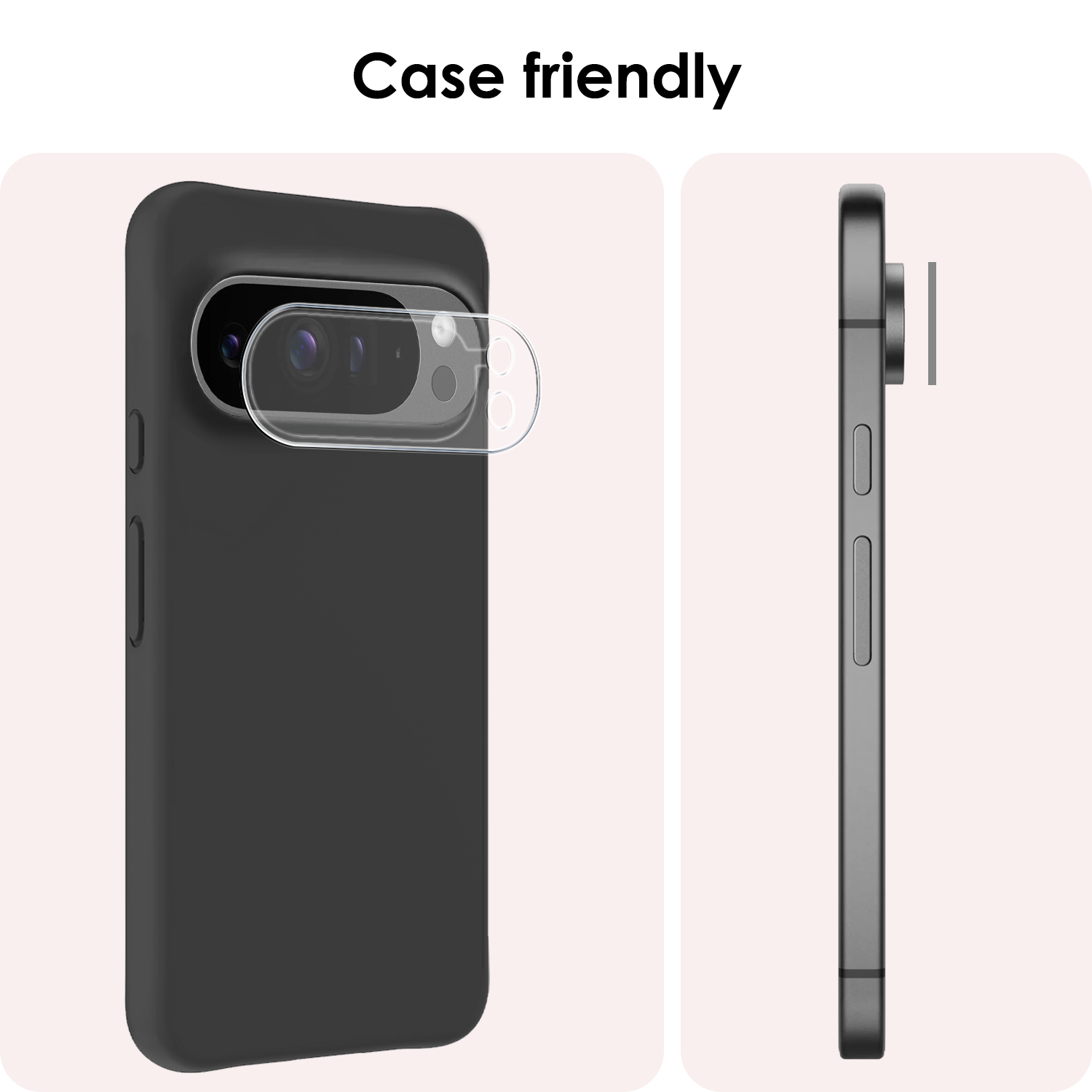 NoXx Screenprotector Geschikt voor Google Pixel 9 Pro Camera Lens Screenprotector Glas - Screenprotector Geschikt voor Google Pixel 9 Pro Screenprotector Camera Protector Gehard Glas - 3 PACK