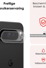 NoXx Screenprotector Geschikt voor Google Pixel 9 Pro Camera Lens Screenprotector Glas - Screenprotector Geschikt voor Google Pixel 9 Pro Screenprotector Camera Protector Gehard Glas - 3 PACK