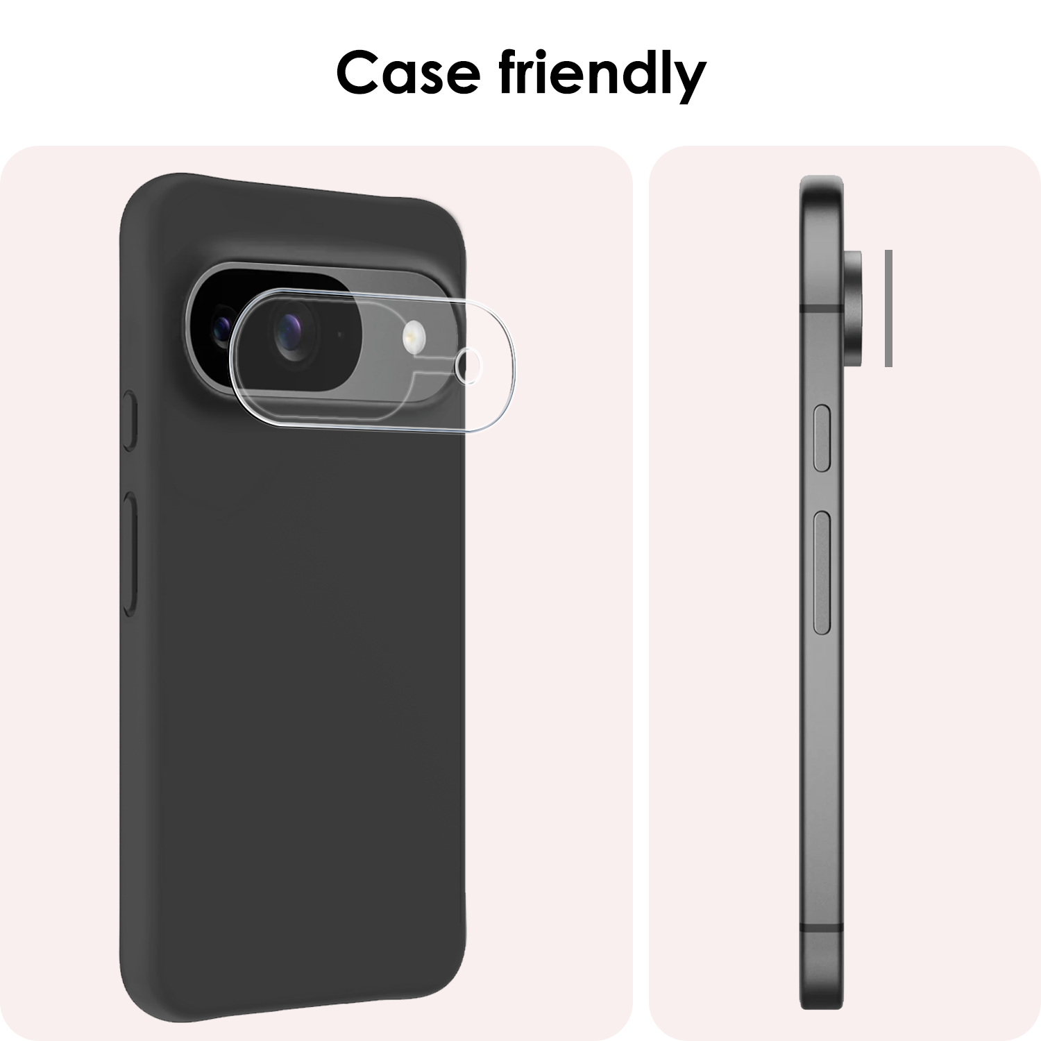 NoXx Screenprotector Geschikt voor Google Pixel 9 Camera Lens Screenprotector Glas - Screenprotector Geschikt voor Google Pixel 9 Screenprotector Camera Protector Gehard Glas - 3 PACK