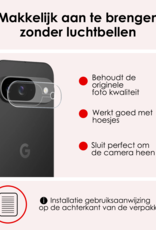 NoXx Screenprotector Geschikt voor Google Pixel 9 Camera Lens Screenprotector Glas - Screenprotector Geschikt voor Google Pixel 9 Screenprotector Camera Protector Gehard Glas