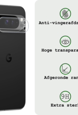 BASEY. Screenprotector Geschikt voor Google Pixel 9 Pro XL Camera Lens Screenprotector Glas - Screenprotector Geschikt voor Google Pixel 9 Pro XL Screenprotector Camera Protector Gehard Glas - 2 PACK