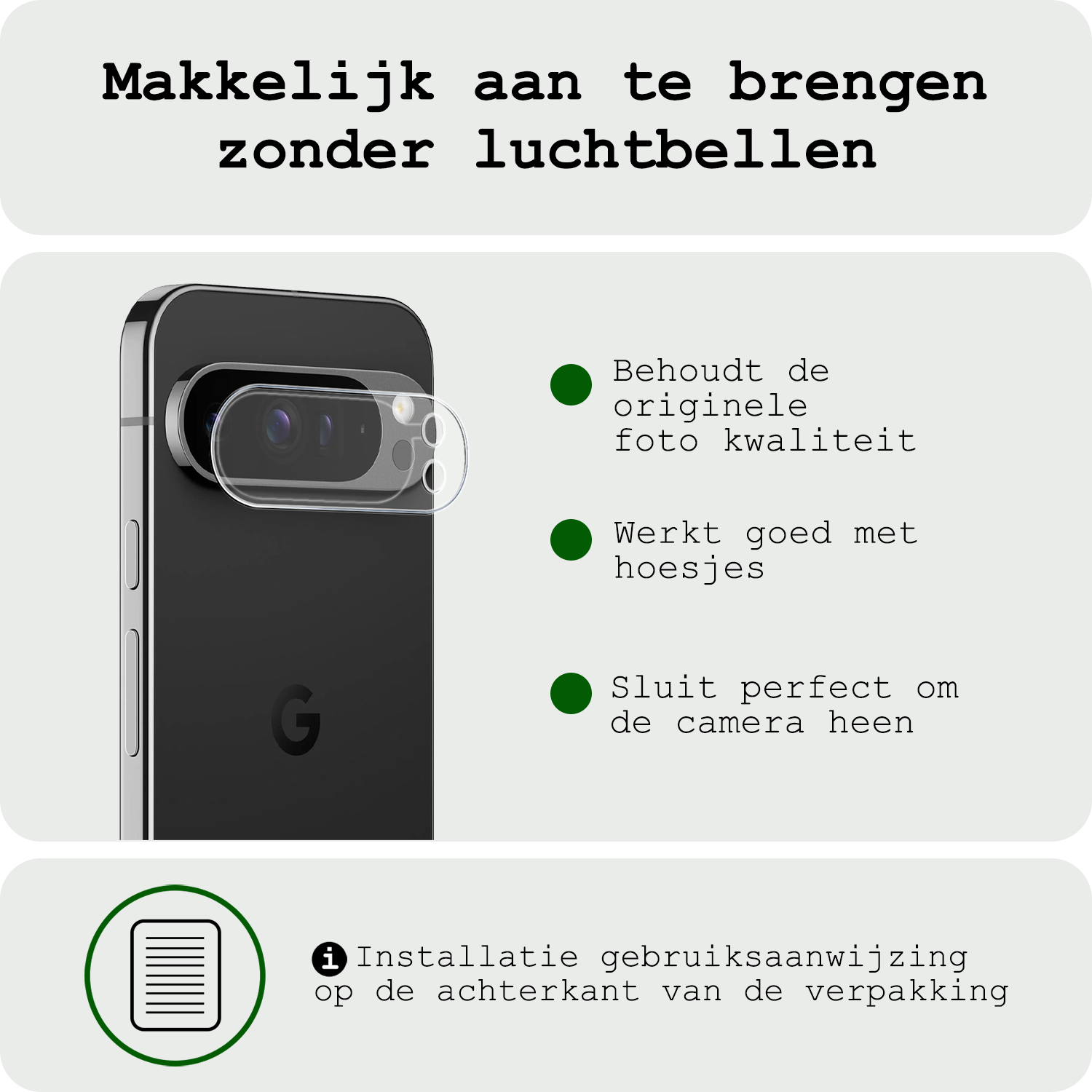 BASEY. Screenprotector Geschikt voor Google Pixel 9 Pro XL Camera Lens Screenprotector Glas - Screenprotector Geschikt voor Google Pixel 9 Pro XL Screenprotector Camera Protector Gehard Glas