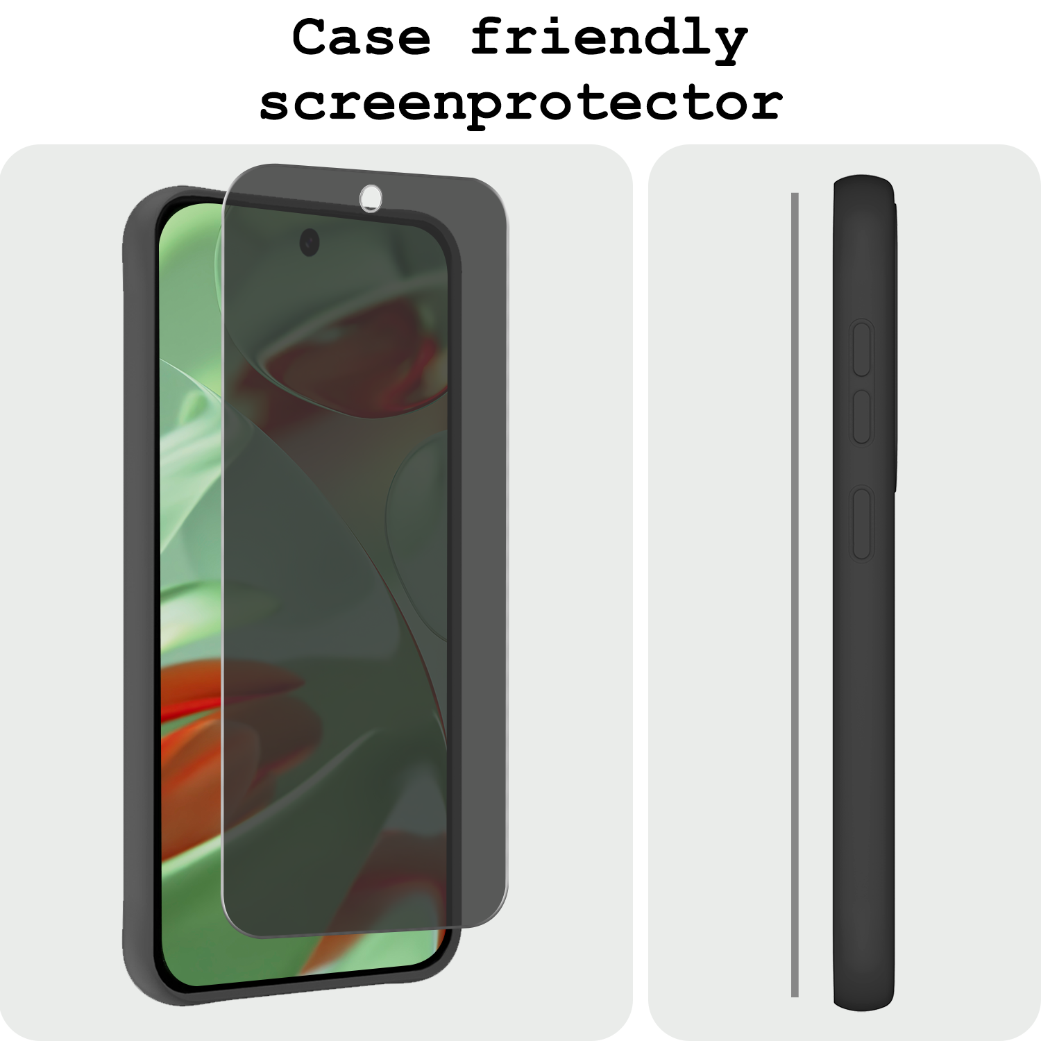 BASEY. Screenprotector Geschikt voor Google Pixel 9 Pro XL Screenprotector Privacy Glas Gehard Full Cover - Screenprotector Geschikt voor Google Pixel 9 Pro XL Screenprotector Privacy Tempered Glass - 3 PACK