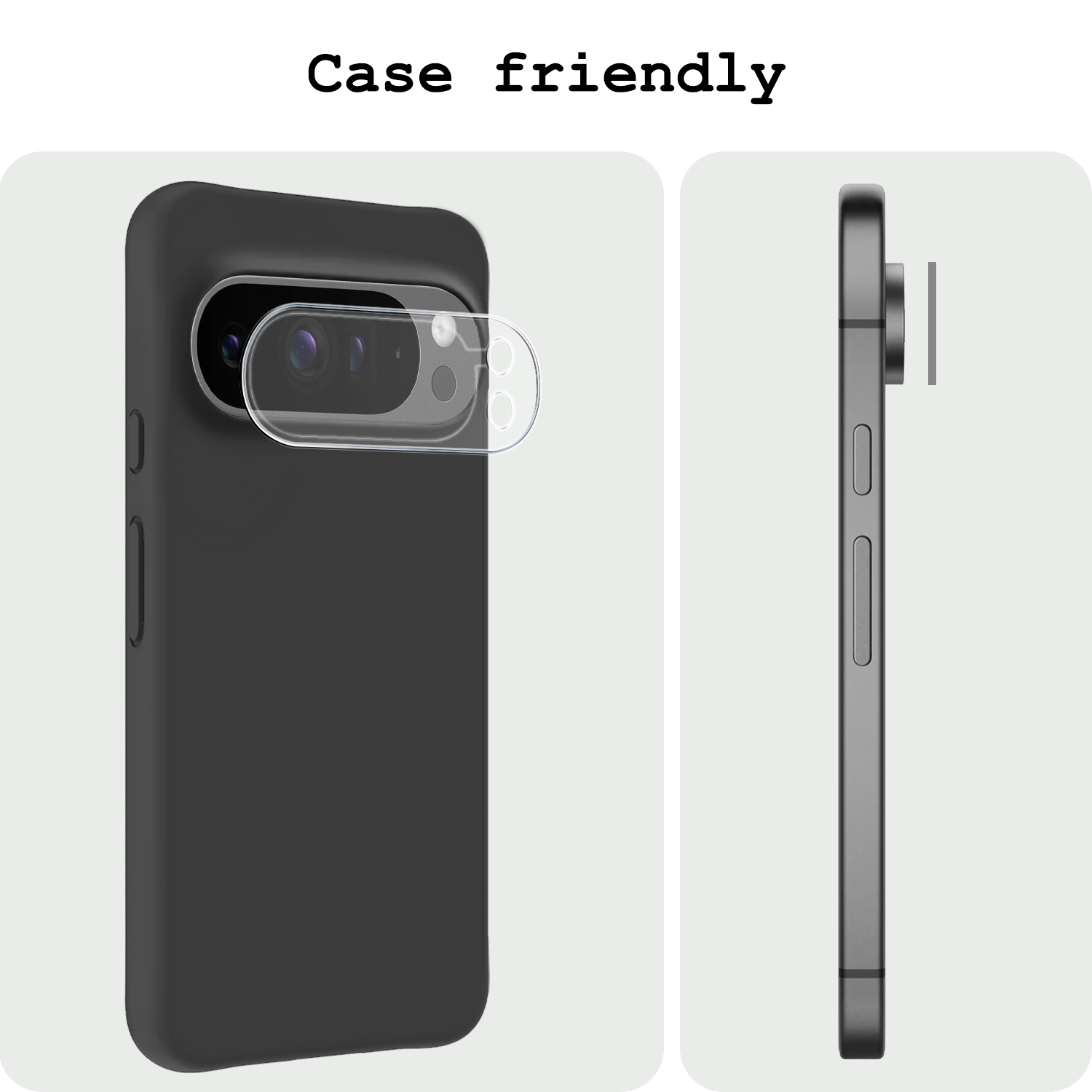 BASEY. Screenprotector Geschikt voor Google Pixel 9 Pro Camera Lens Screenprotector Glas - Screenprotector Geschikt voor Google Pixel 9 Pro Screenprotector Camera Protector Gehard Glas - 2 PACK