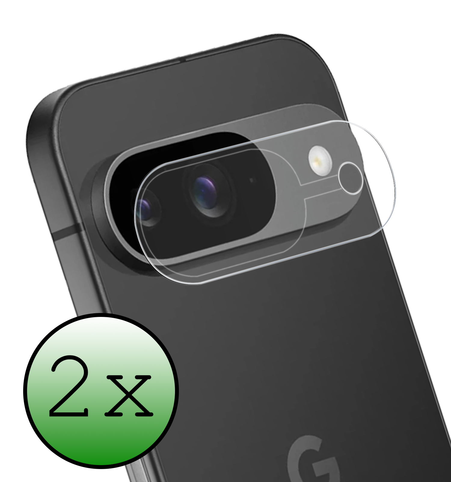 BASEY. Screenprotector Geschikt voor Google Pixel 9 Camera Lens Screenprotector Glas - Screenprotector Geschikt voor Google Pixel 9 Screenprotector Camera Protector Gehard Glas - 2 PACK