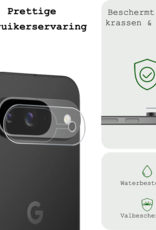 BASEY. Screenprotector Geschikt voor Google Pixel 9 Camera Lens Screenprotector Glas - Screenprotector Geschikt voor Google Pixel 9 Screenprotector Camera Protector Gehard Glas - 2 PACK