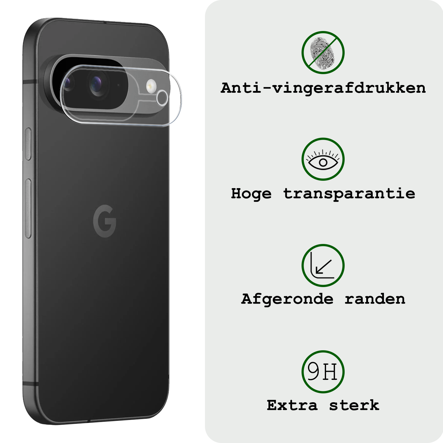 BASEY. Screenprotector Geschikt voor Google Pixel 9 Camera Lens Screenprotector Glas - Screenprotector Geschikt voor Google Pixel 9 Screenprotector Camera Protector Gehard Glas