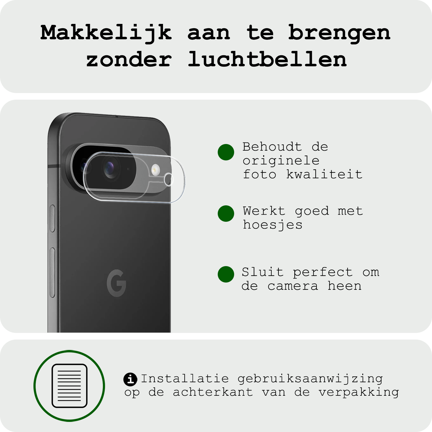 BASEY. Screenprotector Geschikt voor Google Pixel 9 Camera Lens Screenprotector Glas - Screenprotector Geschikt voor Google Pixel 9 Screenprotector Camera Protector Gehard Glas