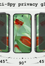 BASEY. Screenprotector Geschikt voor Google Pixel 9 Screenprotector Privacy Glas Gehard Full Cover - Screenprotector Geschikt voor Google Pixel 9 Screenprotector Privacy Tempered Glass - 2 PACK