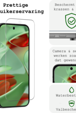 BASEY. Screenprotector Geschikt voor Google Pixel 9 Screenprotector Glas Gehard Tempered Glass - Screenprotector Geschikt voor Google Pixel 9 Screen Protector Screen Cover
