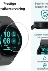Forterra Screenprotector Geschikt voor Samsung Watch 7 40 mm Screenprotector Glas Gehard Screen Cover - Screen Protector Geschikt voor Samsung Galaxy Watch 7 (40 mm) Screenprotector Tempered Glass - 2 PACK