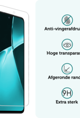 Forterra Screenprotector Geschikt voor OnePlus Nord CE4 Lite Screenprotector Glas Gehard Tempered Glass - Screenprotector Geschikt voor OnePlus Nord CE4 Lite Screen Protector Screen Cover - 3 PACK