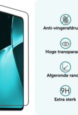 Forterra Screenprotector Geschikt voor OnePlus Nord CE4 Lite Screenprotector Glas Gehard Tempered Glass Full Cover - Screenprotector Geschikt voor OnePlus Nord CE4 Lite Screen Protector Screen Cover