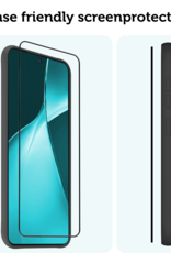 Forterra Screenprotector Geschikt voor OnePlus Nord CE4 Lite Screenprotector Glas Gehard Tempered Glass Full Cover - Screenprotector Geschikt voor OnePlus Nord CE4 Lite Screen Protector Screen Cover - 3 PACK