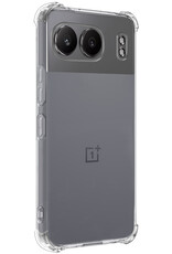 BASEY. Hoesje Geschikt voor OnePlus Nord 4 Hoesje Siliconen Shock Proof Case Hoes - Hoes Geschikt voor OnePlus Nord 4 Hoes Cover Case Shockproof - Transparant