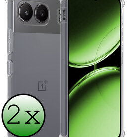 BASEY. BASEY. OnePlus Nord 4 Hoesje Shockproof - Transparant - 2 PACK