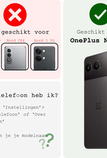 BASEY. Hoesje Geschikt voor OnePlus Nord 4 Hoesje Siliconen Case Hoes - Hoes Geschikt voor OnePlus Nord 4 Hoes Cover Case - Transparant