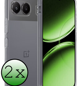 BASEY. BASEY. OnePlus Nord 4 Hoesje Siliconen - Transparant - 2 PACK