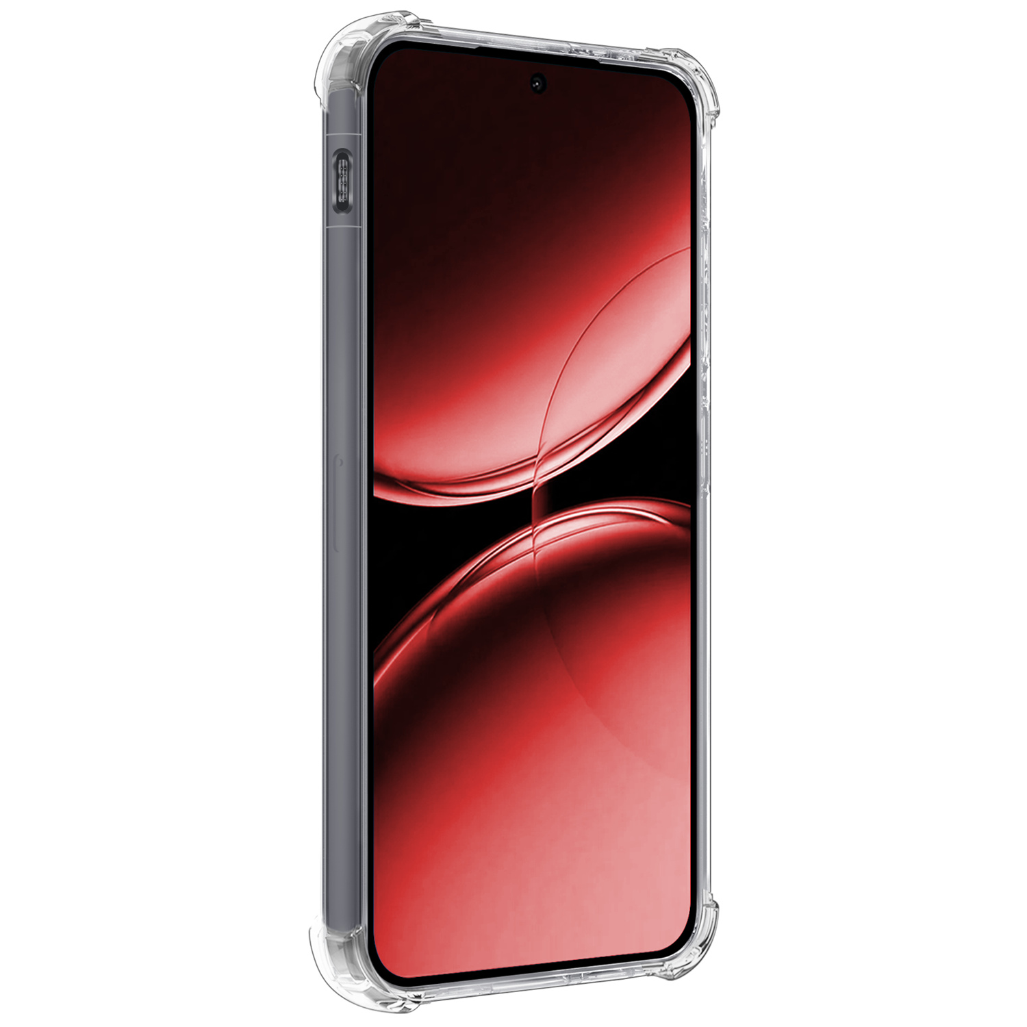 NoXx Hoesje Geschikt voor OnePlus Nord 4 Hoesje Siliconen Shock Proof Case Hoes Met Screenprotector - Hoes Geschikt voor OnePlus Nord 4 Hoes Cover Case Shockproof - Transparant