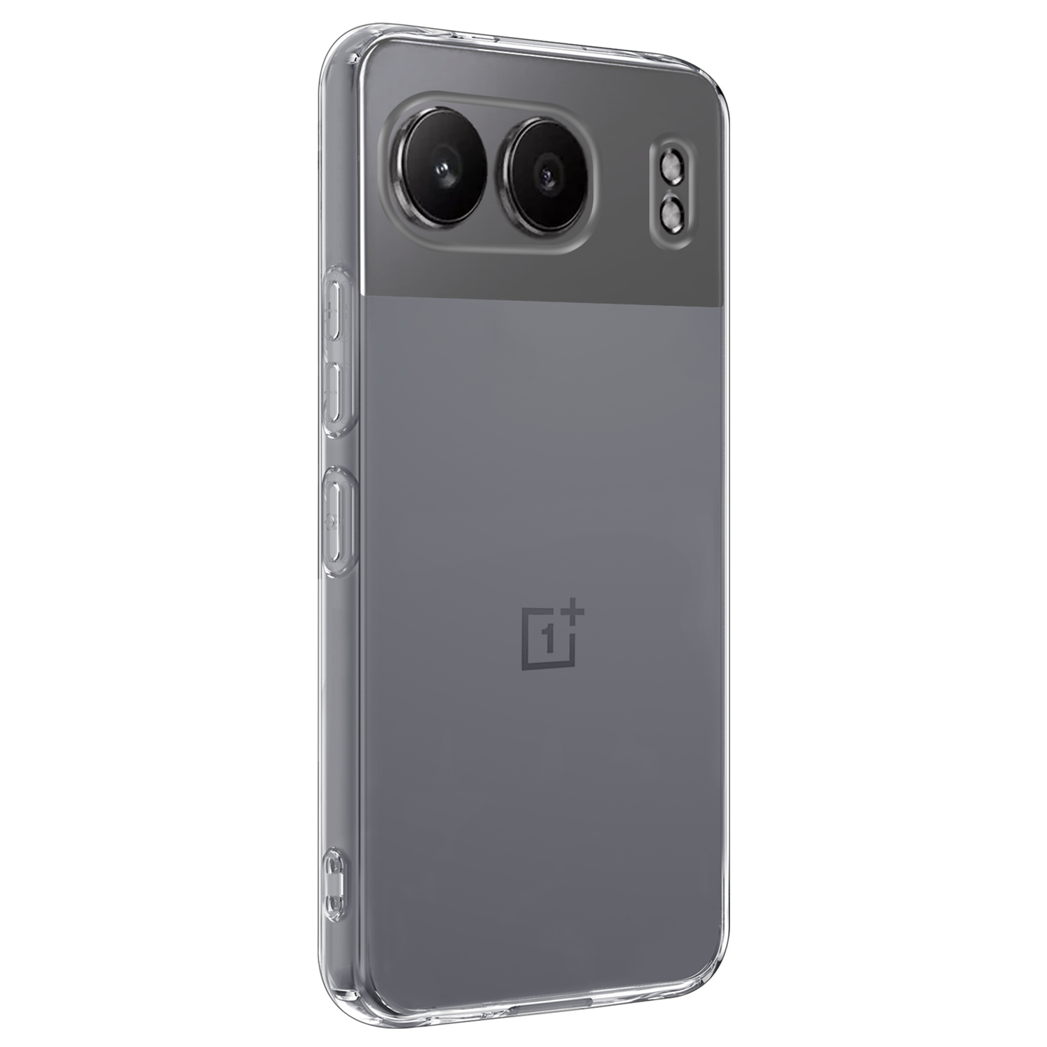 Nomfy Hoesje Geschikt voor OnePlus Nord 4 Hoesje Siliconen Case Hoes - Hoes Geschikt voor OnePlus Nord 4 Hoes Cover Case - Transparant - 2 PACK