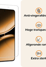 Nomfy Hoesje Geschikt voor OnePlus Nord 4 Hoesje Siliconen Case Hoes Met Screenprotector - Hoes Geschikt voor OnePlus Nord 4 Hoes Cover Case - Transparant