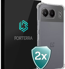 Forterra Forterra OnePlus Nord 4 Hoesje Shockproof - Transparant - 2 PACK