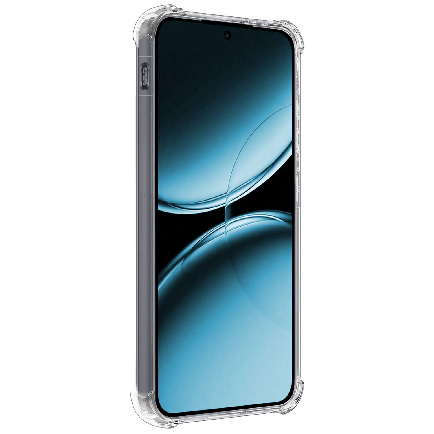 Forterra Hoesje Geschikt voor OnePlus Nord 4 Hoesje Siliconen Shock Proof Case Hoes Met 2x Screenprotector - Hoes Geschikt voor OnePlus Nord 4 Hoes Cover Case Shockproof - Transparant