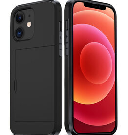 BASEY. BASEY. iPhone 11 Hoesje Pashouder Hard - Zwart