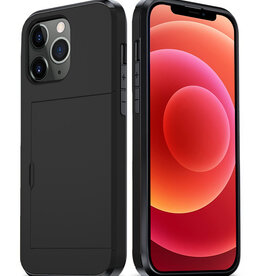 BASEY. BASEY. iPhone 11 Pro Max Hoesje Pashouder Hard - Zwart