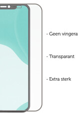 Forterra Hoesje Geschikt voor iPhone 11 Pashouder Hard Case Hoes Met Screenprotector - Hoes Geschikt voor iPhone 11 Hoesje Back Cover Met Pasjeshouder - Donker Blauw