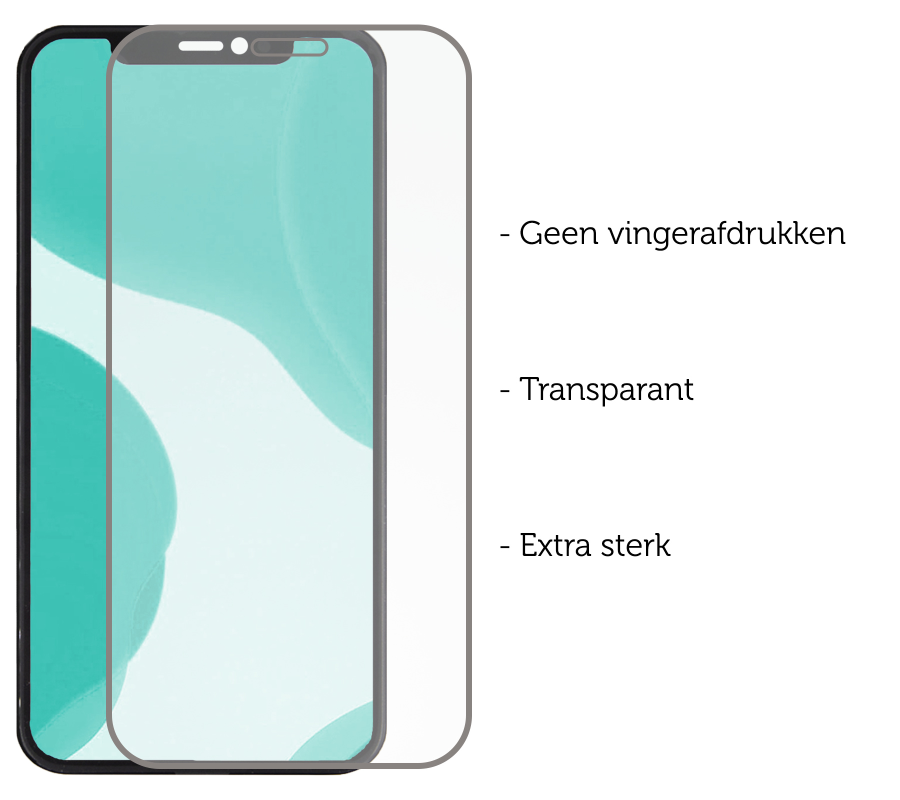 Forterra Hoesje Geschikt voor iPhone 11 Pro Max Pashouder Hard Case Hoes Met Screenprotector - Hoes Geschikt voor iPhone 11 Pro Max Hoesje Back Cover Met Pasjeshouder - Donker Blauw