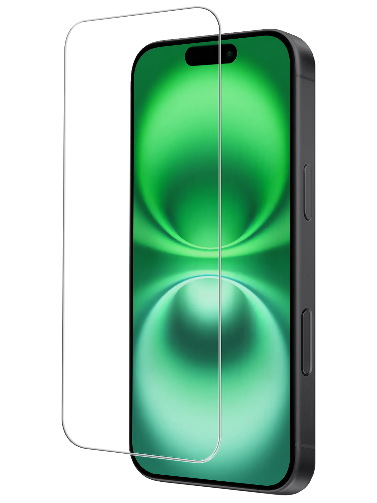 BASEY. Screenprotector Geschikt voor iPhone 16 Screenprotector Tempered Glass Beschermglas Dichte Notch - Screenprotector Geschikt voor iPhone 16 Screen Protector