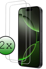 BASEY. Screenprotector Geschikt voor iPhone 16 Pro Screenprotector Tempered Glass Beschermglas Dichte Notch - Screenprotector Geschikt voor iPhone 16 Pro Screen Protector - 2 Stuks