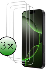 BASEY. Screenprotector Geschikt voor iPhone 16 Pro Screenprotector Tempered Glass Beschermglas Dichte Notch - Screenprotector Geschikt voor iPhone 16 Pro Screen Protector - 3 Stuks