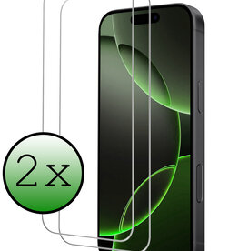 BASEY. BASEY. iPhone 16 Pro Max Screenprotector Glas Met Dichte Notch - 2 PACK