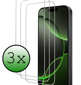 BASEY. BASEY. iPhone 16 Pro Max Screenprotector Glas Met Dichte Notch - 3 PACK