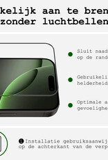 BASEY. Screenprotector Geschikt voor iPhone 16 Pro Screenprotector Beschermglas Full Cover - Screenprotector Geschikt voor iPhone 16 Pro Screen Protector Full Cover - 2 Stuks