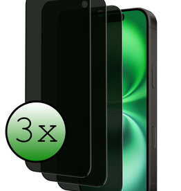 BASEY. BASEY. iPhone 16 Plus Screenprotector Glas Privacy - 3 PACK