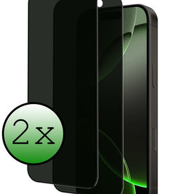 BASEY. BASEY. iPhone 16 Pro Screenprotector Glas Privacy - 2 PACK