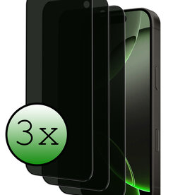 BASEY. BASEY. iPhone 16 Pro Max Screenprotector Glas Privacy - 3 PACK