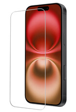 NoXx Screenprotector Geschikt voor iPhone 16 Plus Screenprotector Tempered Glass Gehard Glas Full Screen Display Cover