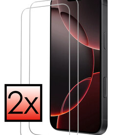 NoXx NoXx iPhone 16 Pro Max Screenprotector Glas Met Dichte Notch - 2 PACK