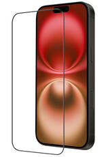 NoXx Screenprotector Geschikt voor iPhone 16 Screenprotector Tempered Glass Gehard Glas Full Cover