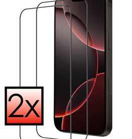NoXx NoXx iPhone 16 Pro Screenprotector Glas Full Cover 2D - 2 PACK
