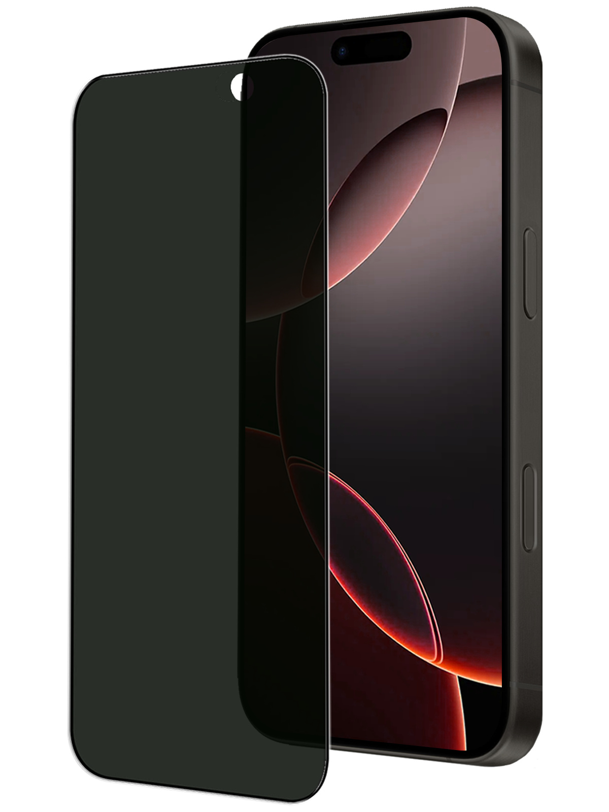 NoXx Screenprotector Geschikt voor iPhone 16 Pro Max Screenprotector Privacy Tempered Glass Gehard Glas Display Cover