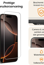 Nomfy Screenprotector - Geschikt voor iPhone 16 Pro Screenprotector Bescherm Glas - Screenprotector Geschikt voor iPhone 16 Pro Screen Protector Tempered Glass Volledig - 3 PACK