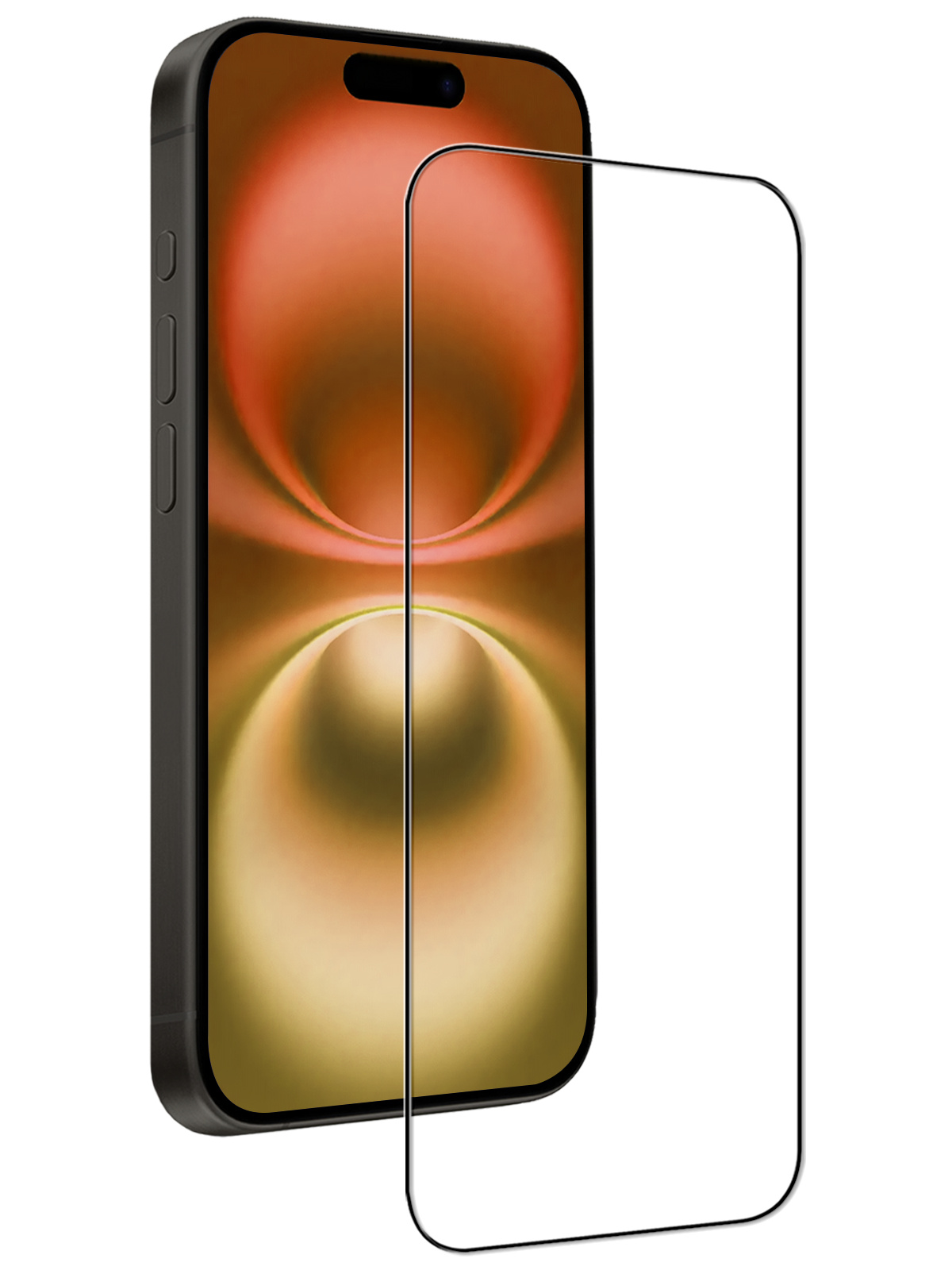 Nomfy Screenprotector - Geschikt voor iPhone 16 Screenprotector Bescherm Glas - Screenprotector Geschikt voor iPhone 16 Screen Protector Tempered Glass Full Screen Full Cover